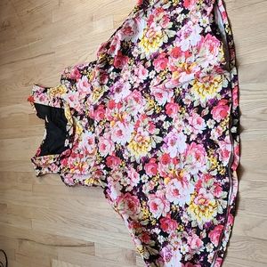 Lindy Bop floral fit & flare dress